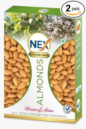 Salted & Roasted Healthy Whole Almonds
